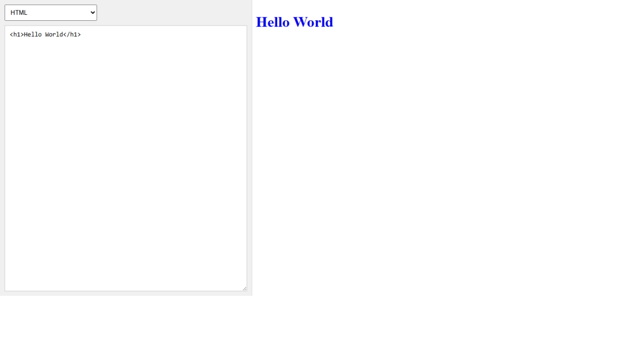 Live HTML CSS JS Code Editor with Real Time Preview